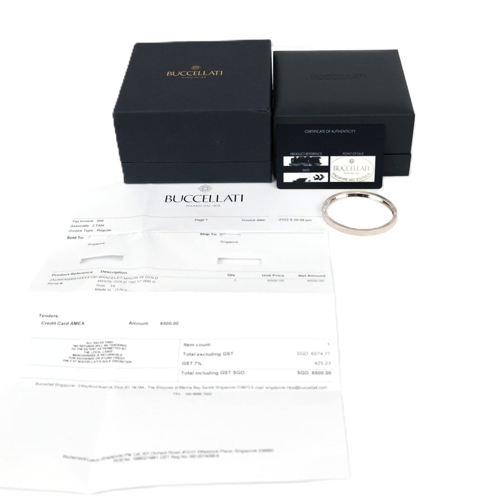 BUCCELLATI JAUBRA006816 Macri Classica #15 Bracelet