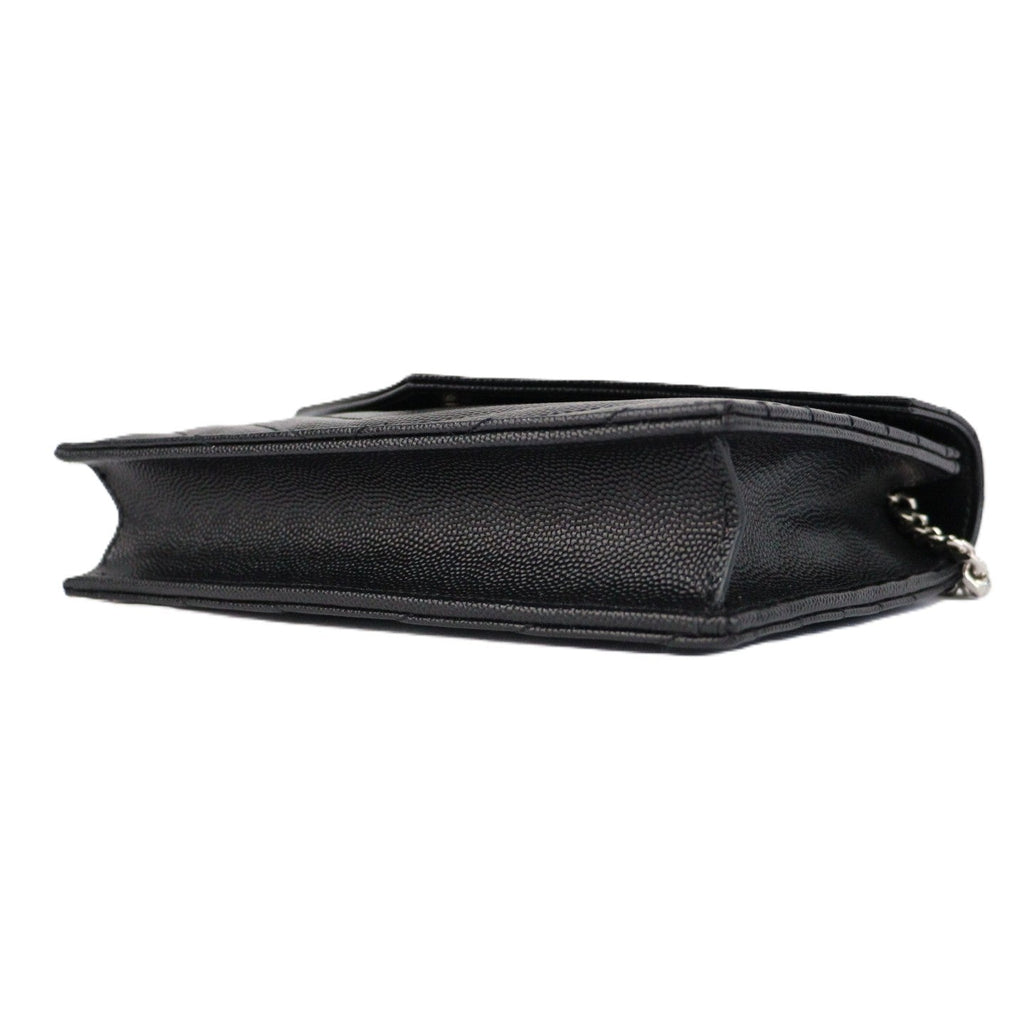 SAINT LAURENT 393953 BOW02 CASSANDRE WALLET ON CHAIN
