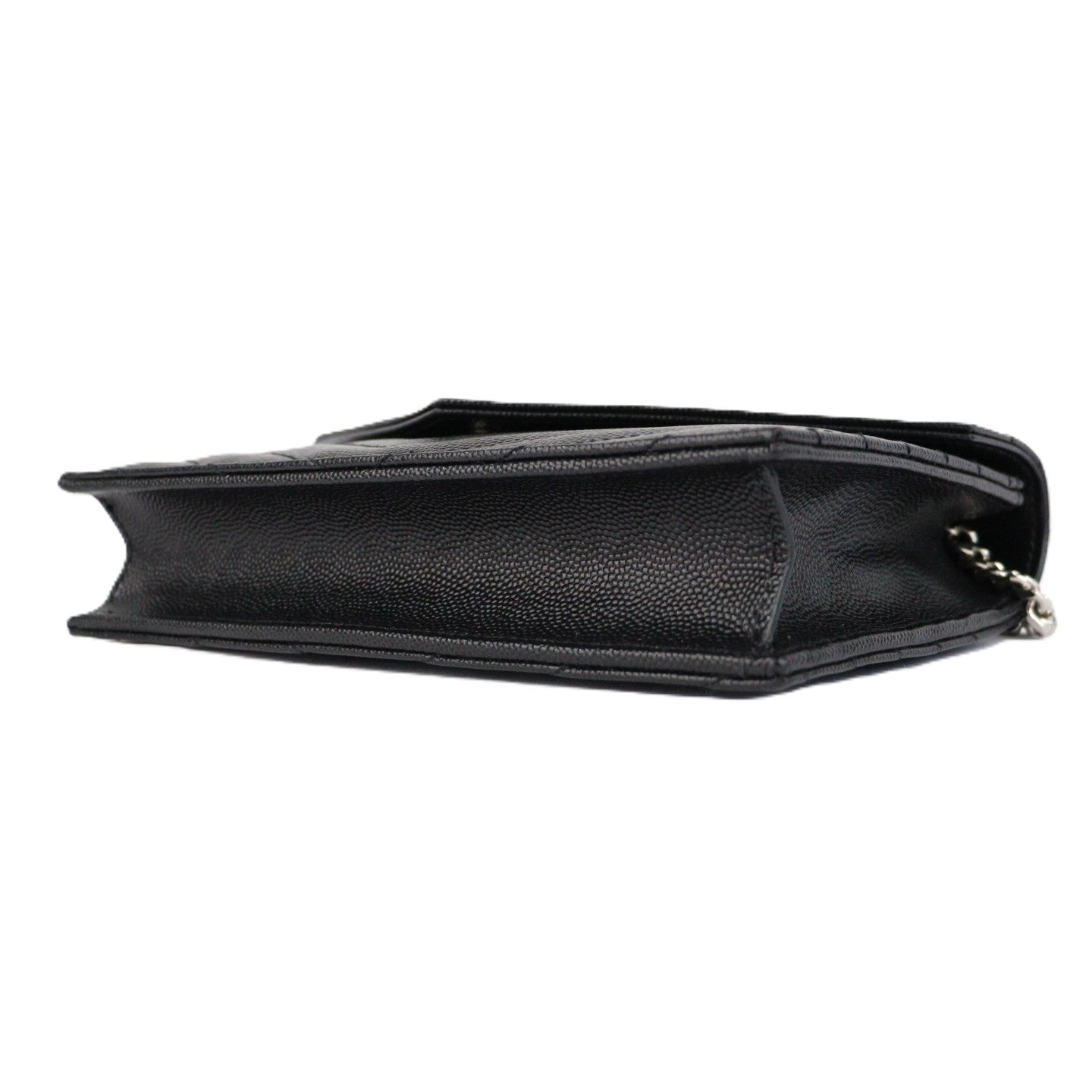 SAINT LAURENT 393953 BOW02 CASSANDRE WALLET ON CHAIN