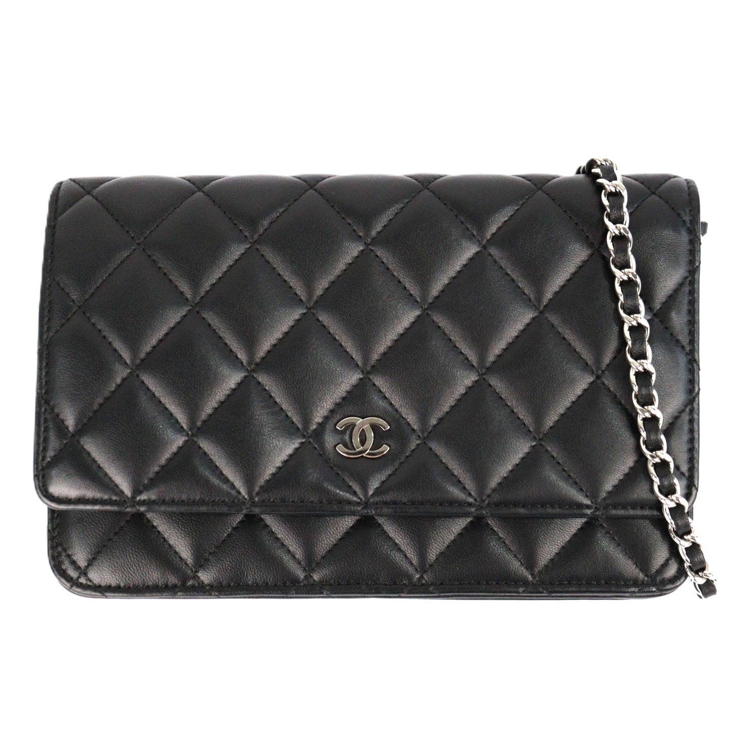 CHANEL 33814 CLASSIC FLAP WALLET ON CHAIN