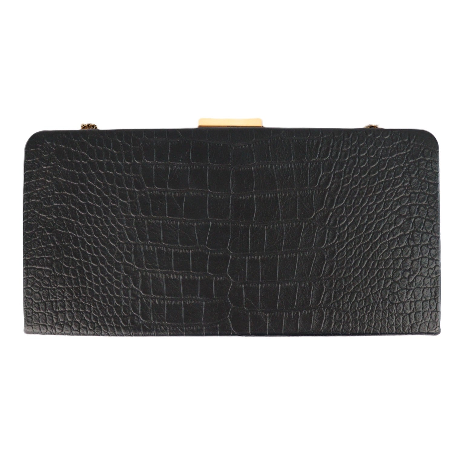 SAINT LAURENT 593017 1K00W MIDNIGHT CLUTCH BAG