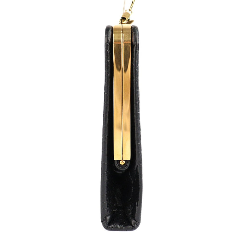 SAINT LAURENT 593017 1K00W MIDNIGHT CLUTCH BAG