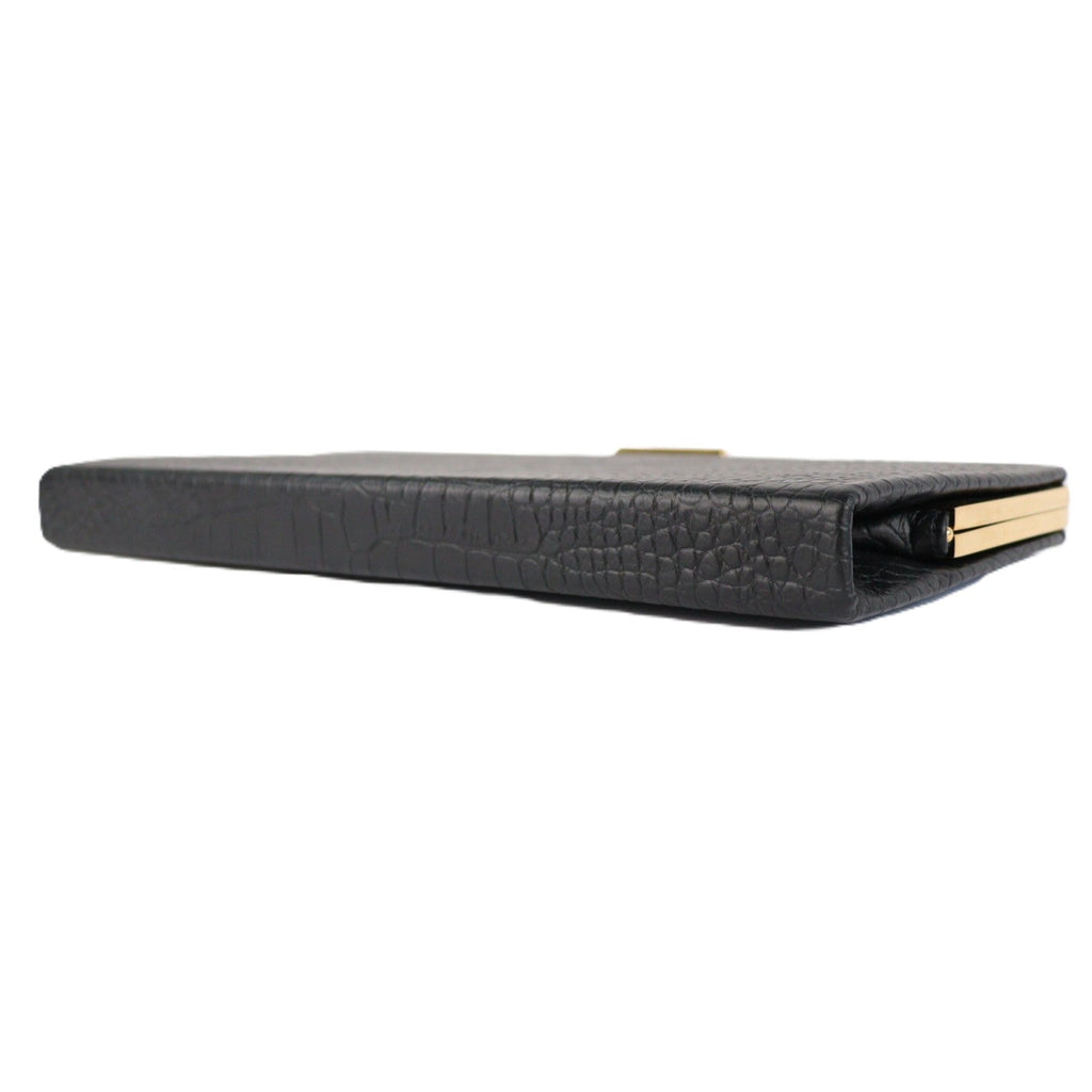 SAINT LAURENT 593017 1K00W MIDNIGHT CLUTCH BAG