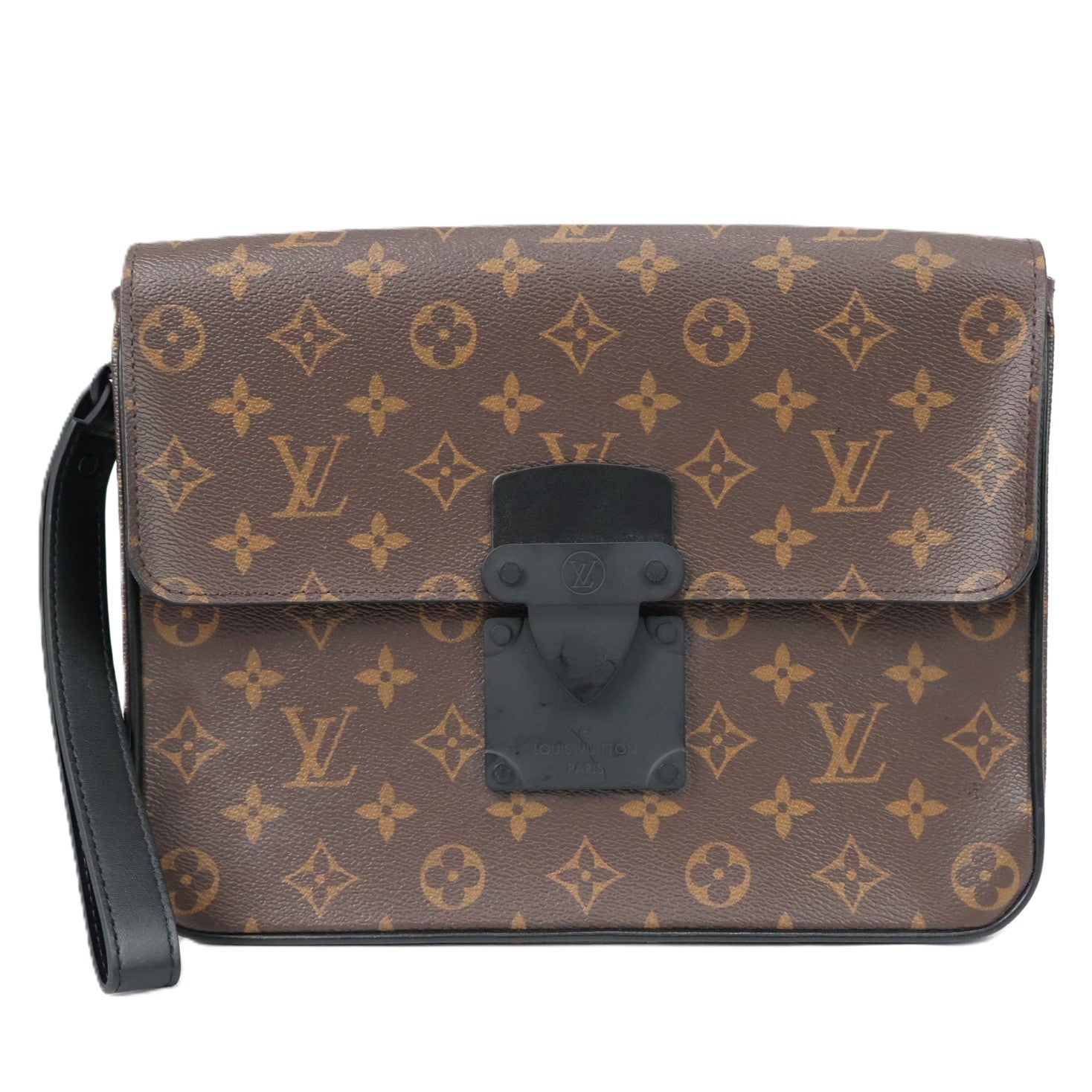 LOUIS VUITTON M80560 S LOCK CLUTCH BAG