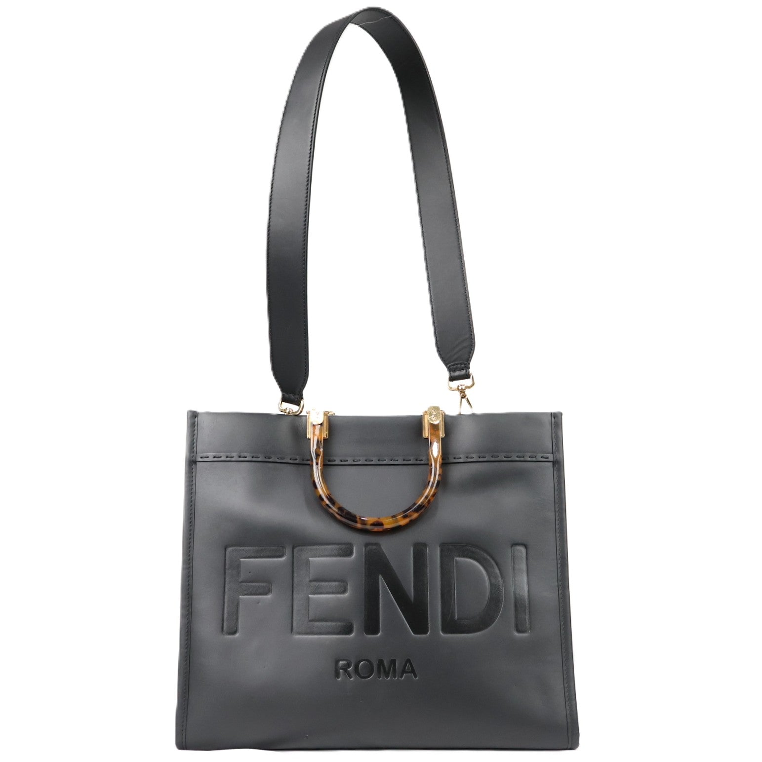 FENDI 8BH386 ABVL SUNSHINE MEDIUM HANDBAG