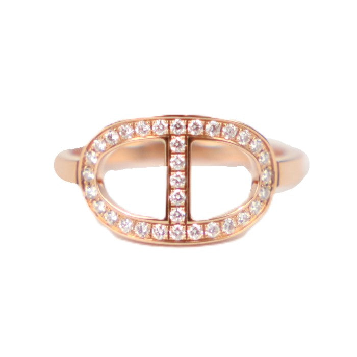 HERMES H122605B Chaine d'Ancre Contour Ring #53