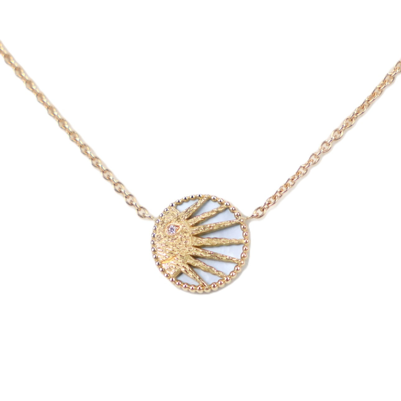 DIOR JSAM95002 Rose Celeste Necklace