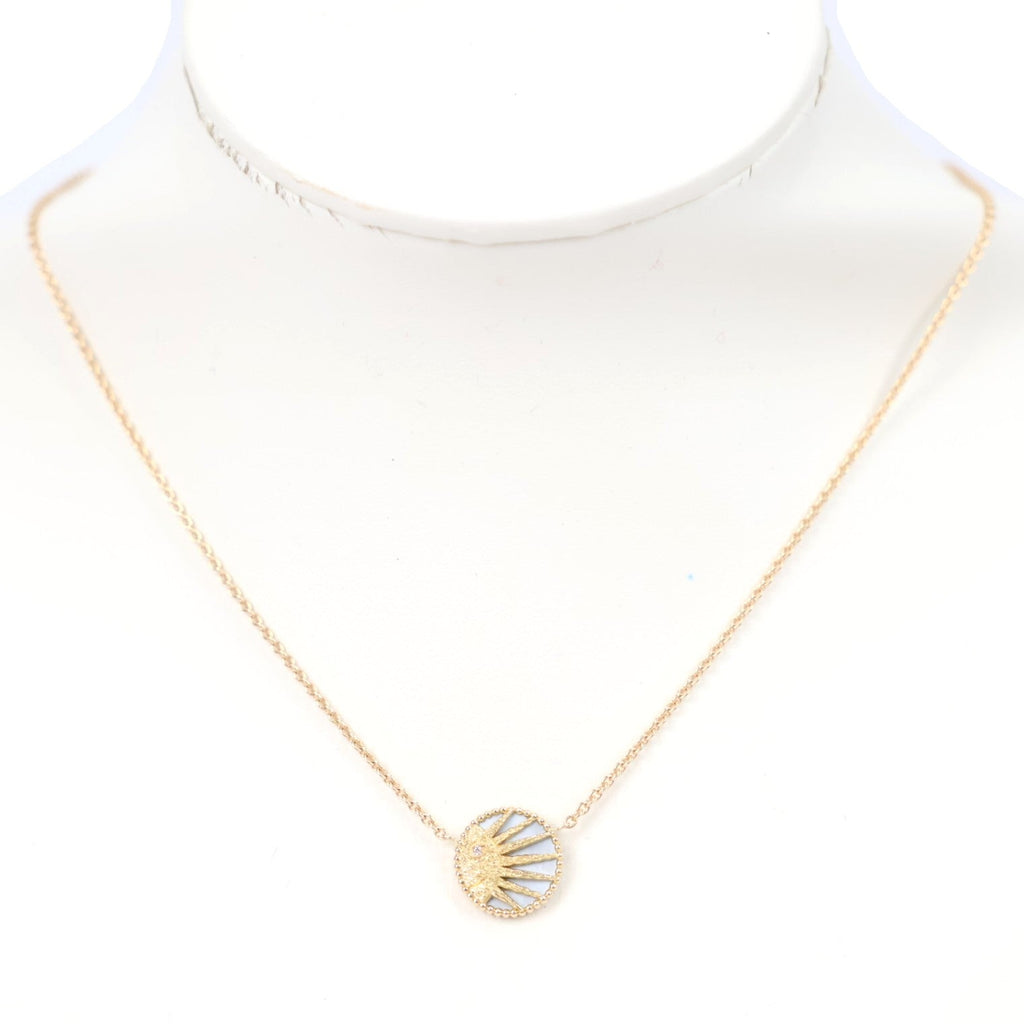 DIOR JSAM95002 Rose Celeste Necklace