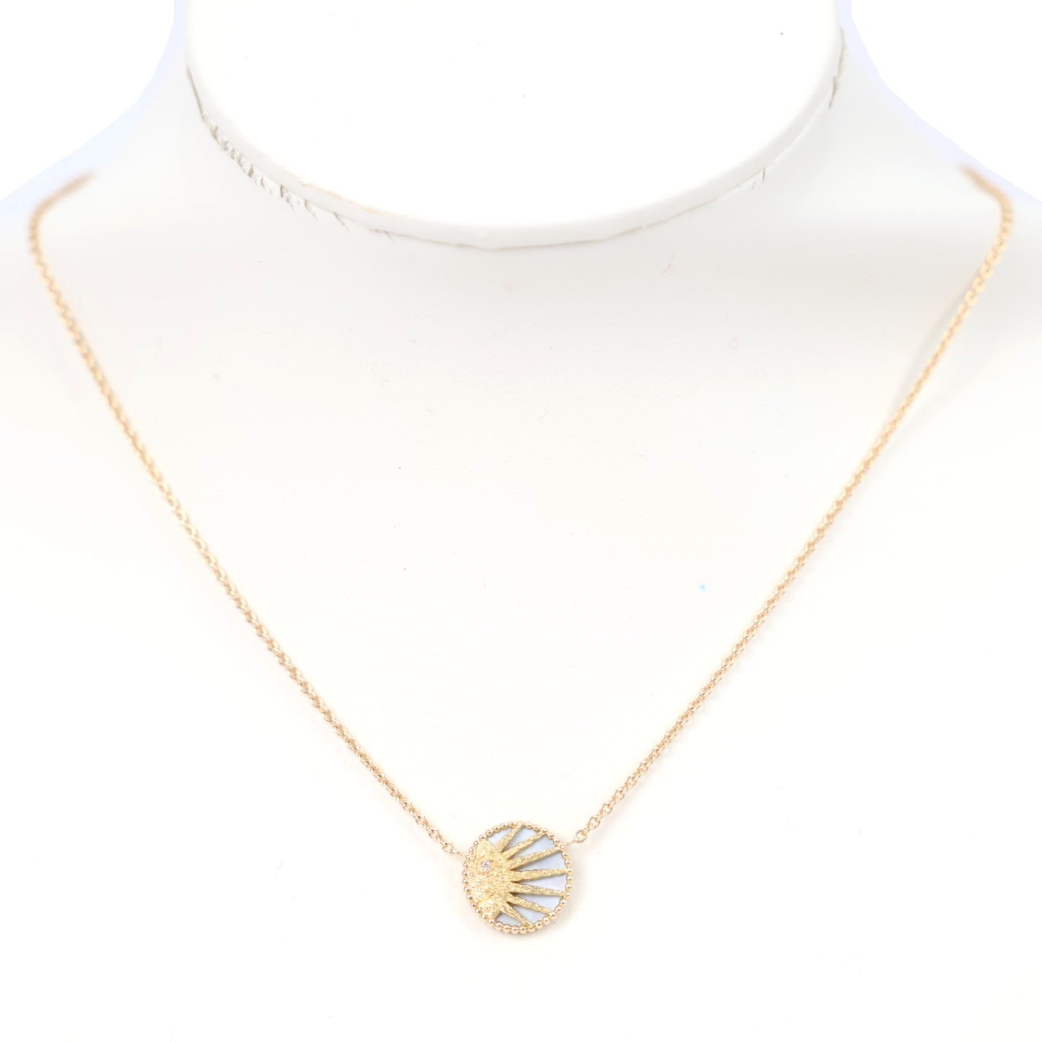 DIOR JSAM95002 Rose Celeste Necklace