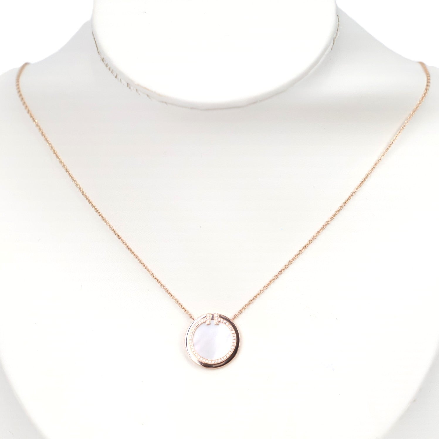 TIFFANY & Co. 64026801 T Circle Necklace