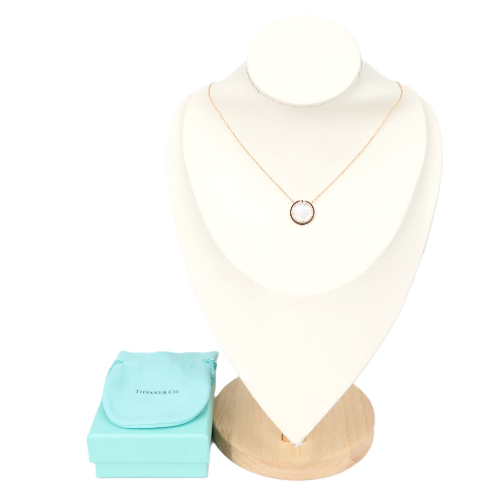 TIFFANY & Co. 64026801 T Circle Necklace