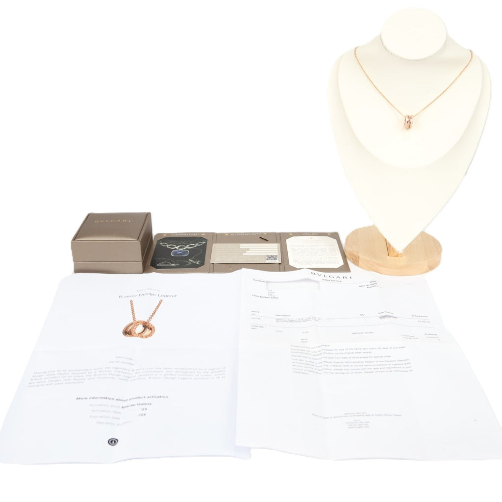 BVLGARI 354195 B.zero1 Design Legend Zaha Hadid Necklace
