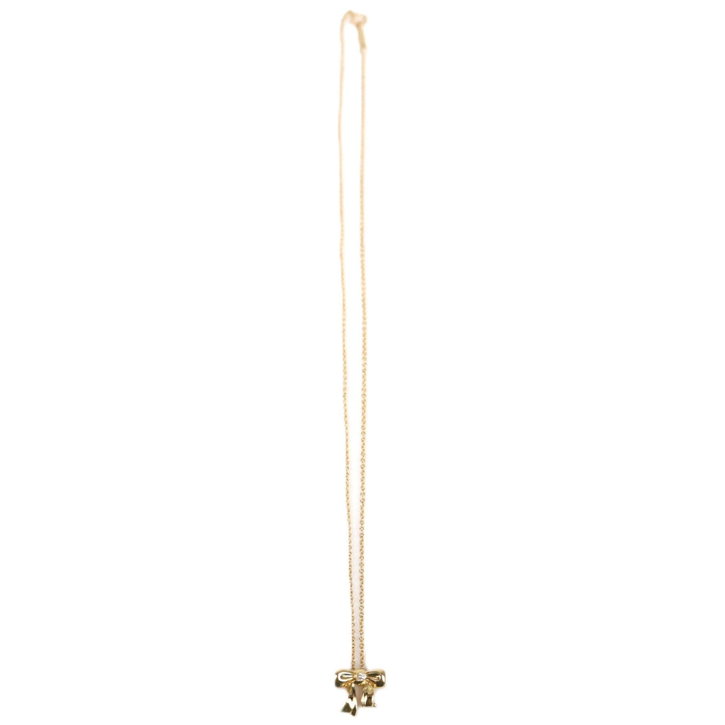 TIFFANY & Co. Blue Box Bow Necklace