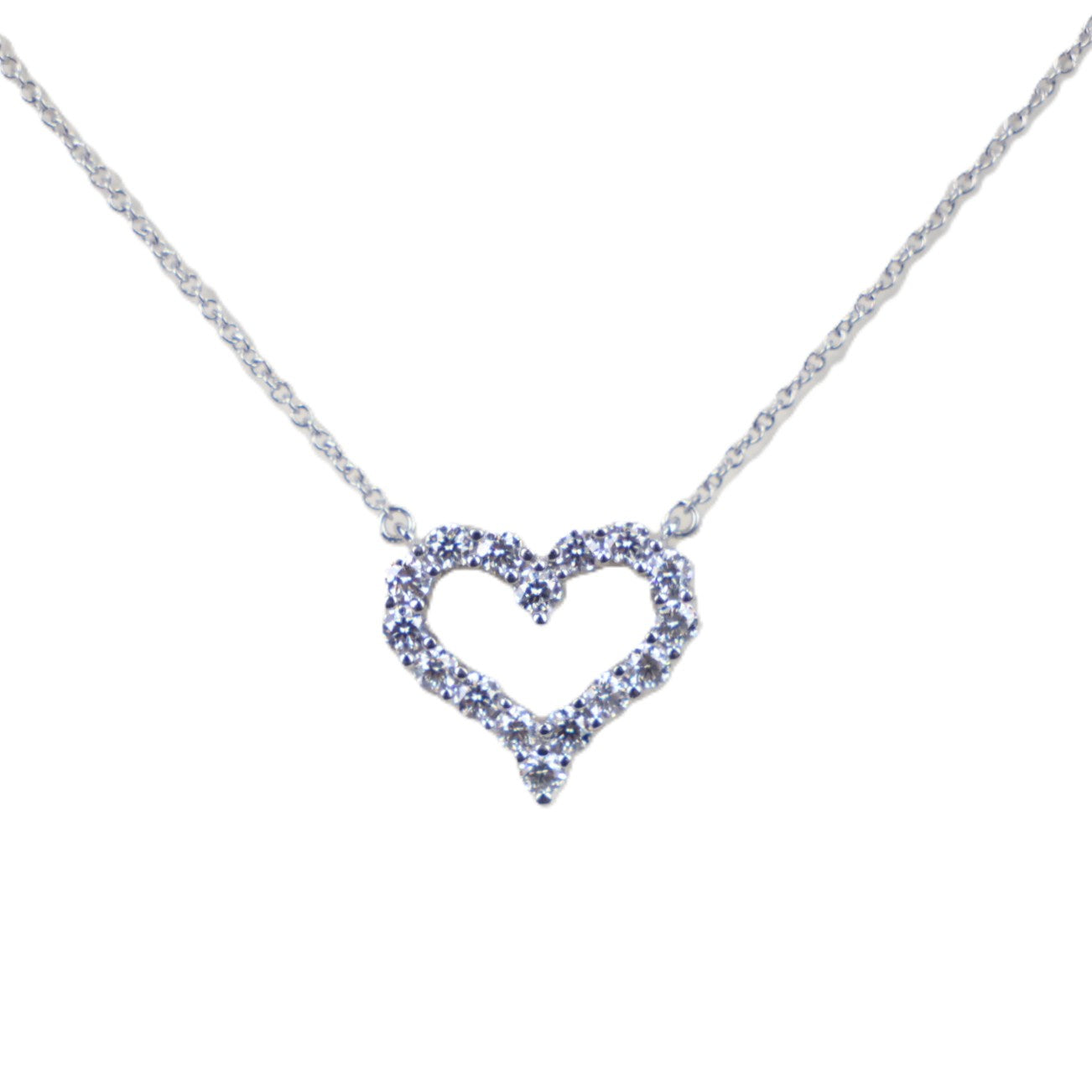 TIFFANY & Co. 60007523 Diamond Heart Small Necklace