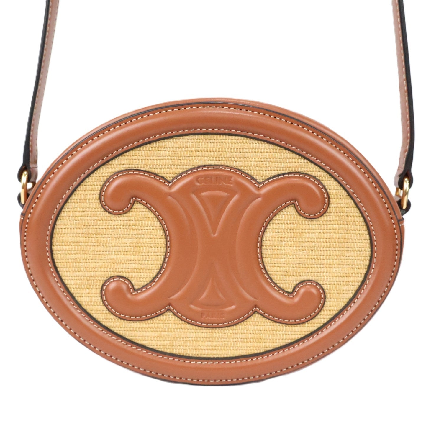 CELINE 198602DU8 OVAL PURSE CROSSBODY BAG