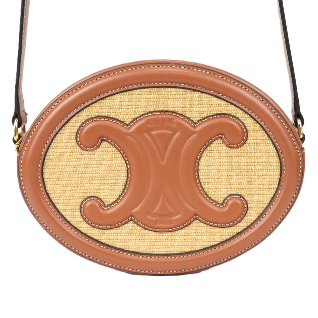 CELINE 198602DU8 OVAL PURSE CROSSBODY BAG