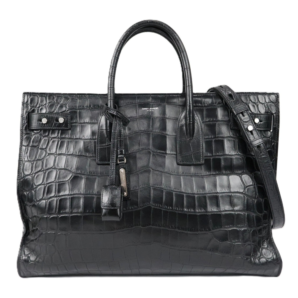 SAINT LAURENT 631526 0Q50E SAC DE JOUR THIN LARGE HANDBAG