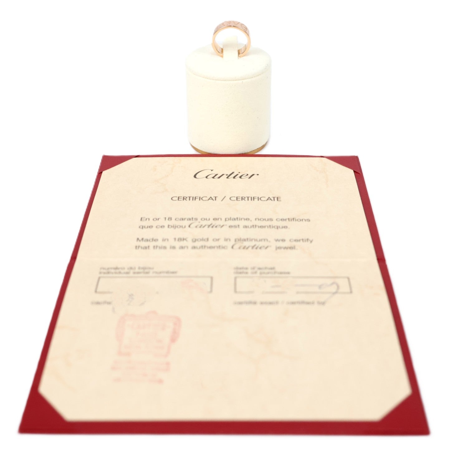 Cartier B4085648 Love Ring #48