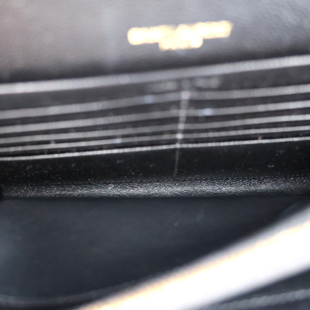 SAINT LAURENT 377828 BOW01 CASSANDRA WALLET ON CHAIN
