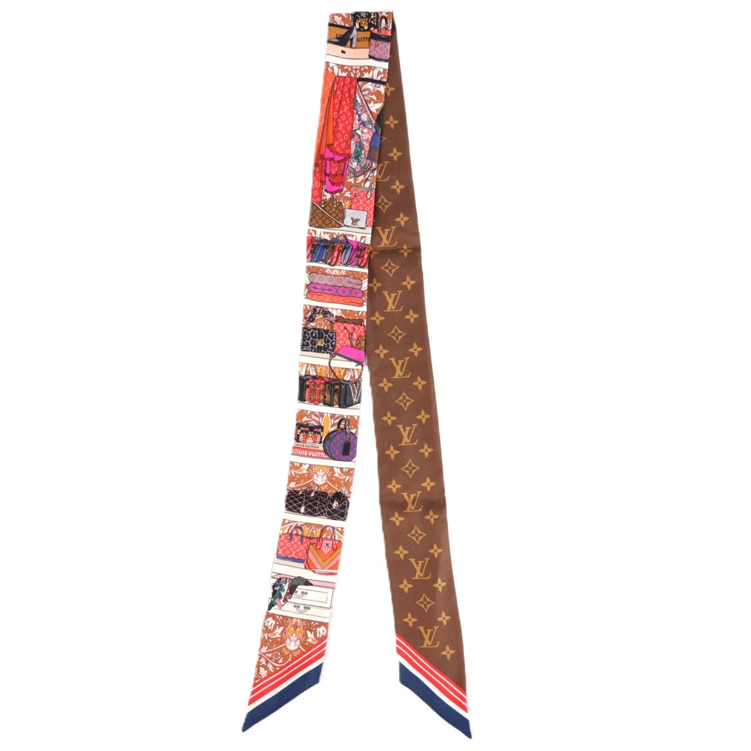 LOUIS VUITTON M76111 BANDEAU PRIVE BEIGE SCARF