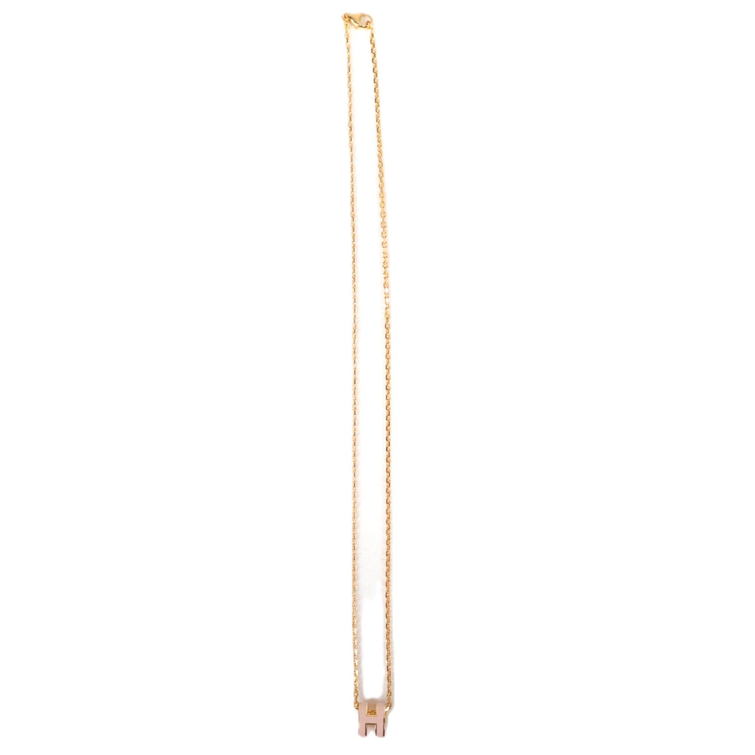 HERMES 147992F POP H MINI NECKLACE