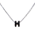 HERMES 147992FP POP H MINI NECKLACE