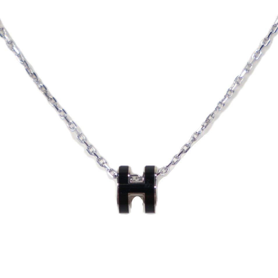 HERMES 147992FP POP H MINI NECKLACE
