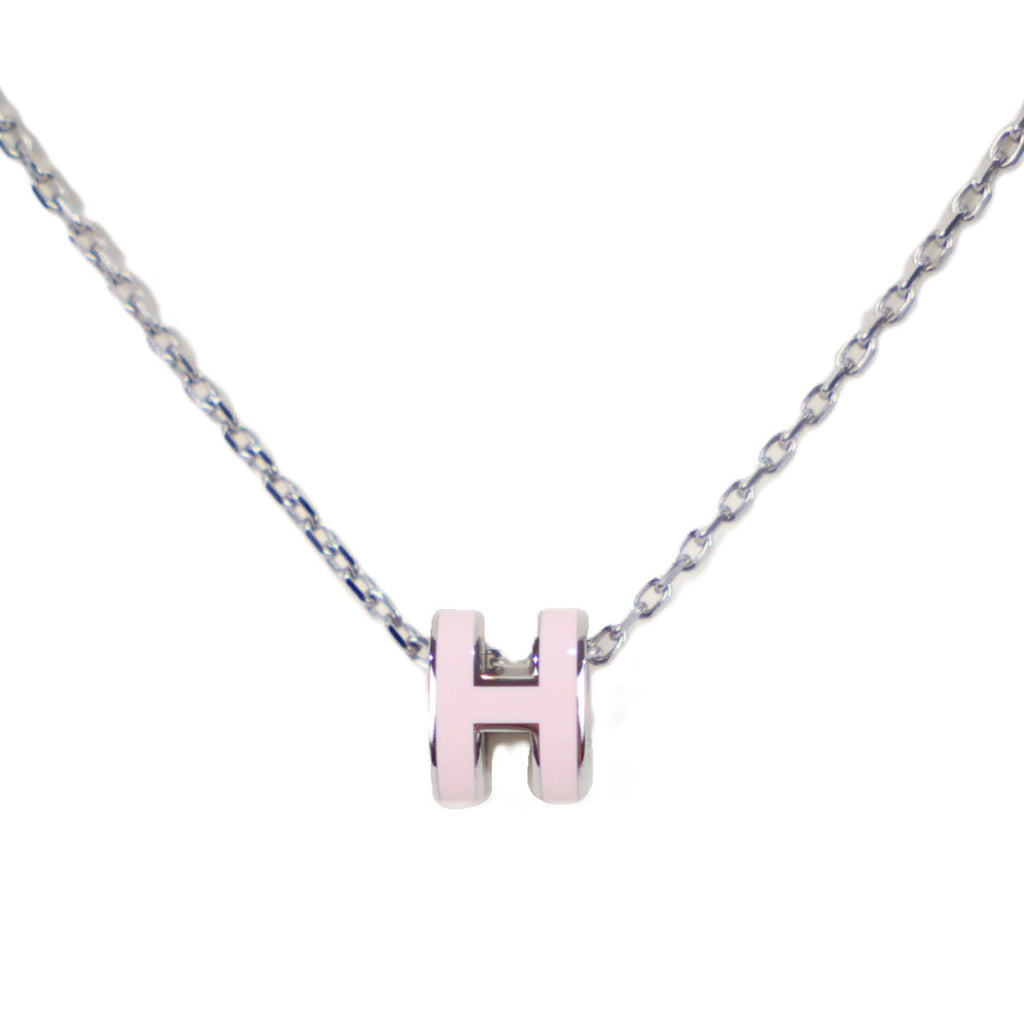 HERMES 147992FP POP H MINI NECKLACE