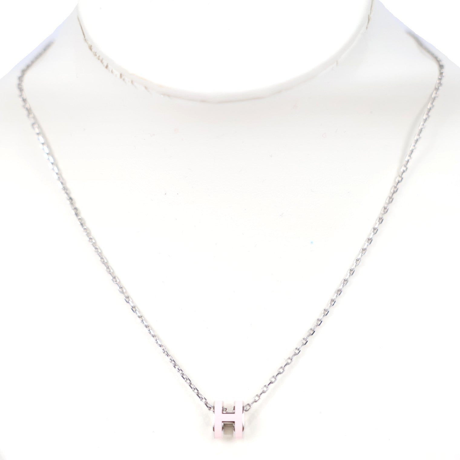 HERMES 147992FP POP H MINI NECKLACE