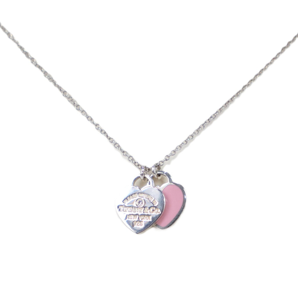 TIFFANY & Co. 70300060 Return to Tiffany Double Heart Tag Mini Necklace