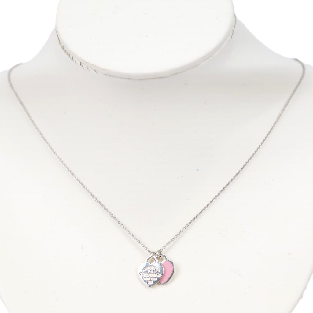 TIFFANY & Co. 70300060 Return to Tiffany Double Heart Tag Mini Necklace