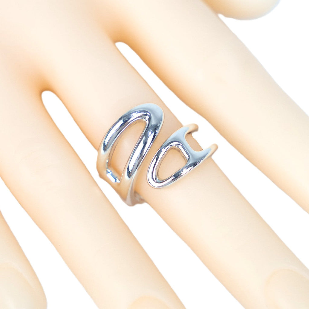 HERMES H117620B Chaine d'ancre Punk Small Model #51 Ring