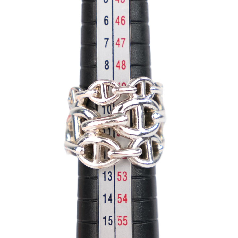 HERMES H109506B Chaine d'Ancre Enchainee Large Model #51 Ring