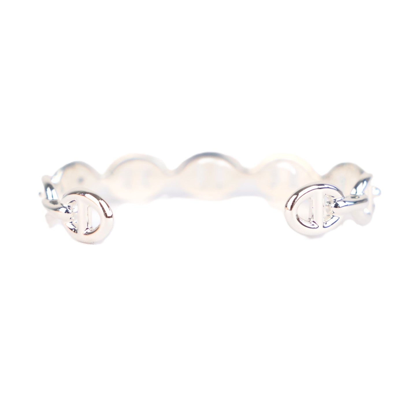 HERMES H109509B Chaine d'Ancre Enchainee Medium Model #SH Bracelet