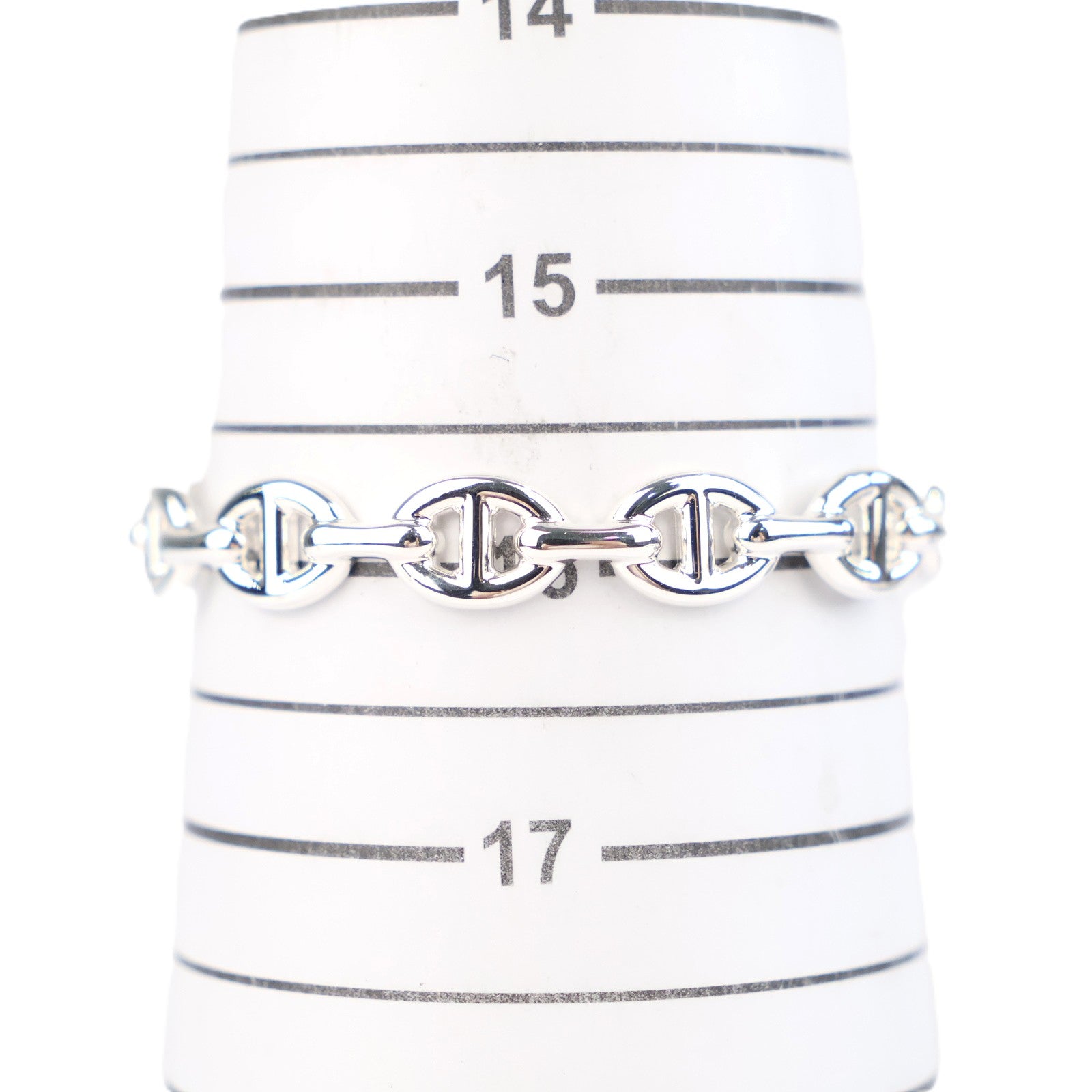 HERMES H109509B Chaine d'Ancre Enchainee Medium Model #SH Bracelet