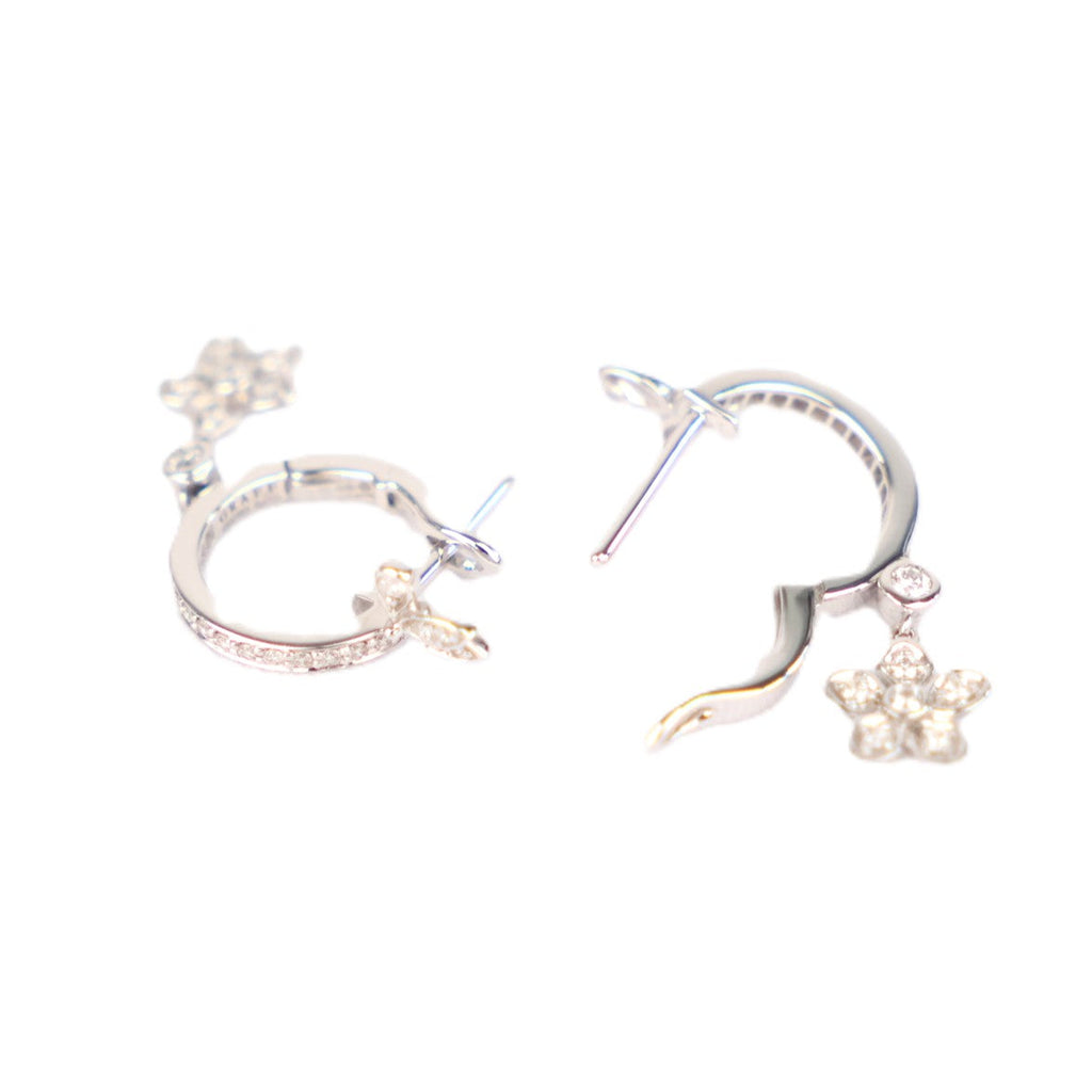 GRAFF RGE2162 Butterfly Diamond Hoop Earrings