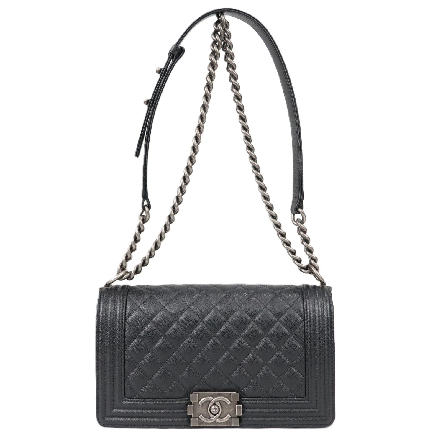 CHANEL 67086 BOY CHANEL MEDIUM SHOULDER BAG