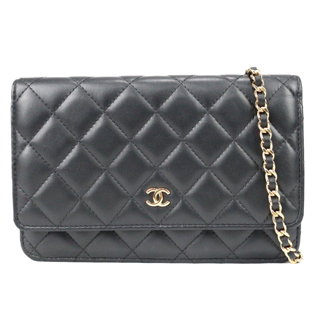CHANEL 33814 CLASSIC FLAP WALLET ON CHAIN