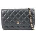 CHANEL 33814 CLASSIC FLAP WALLET ON CHAIN