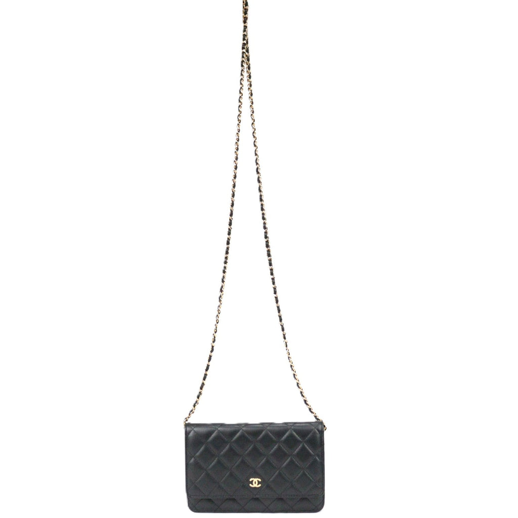 CHANEL 33814 CLASSIC FLAP WALLET ON CHAIN