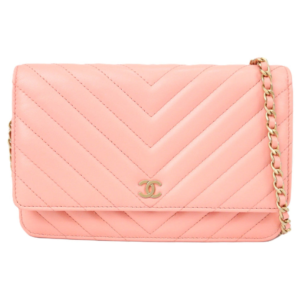 CHANEL 33814 CLASSIC FLAP WALLET ON CHAIN
