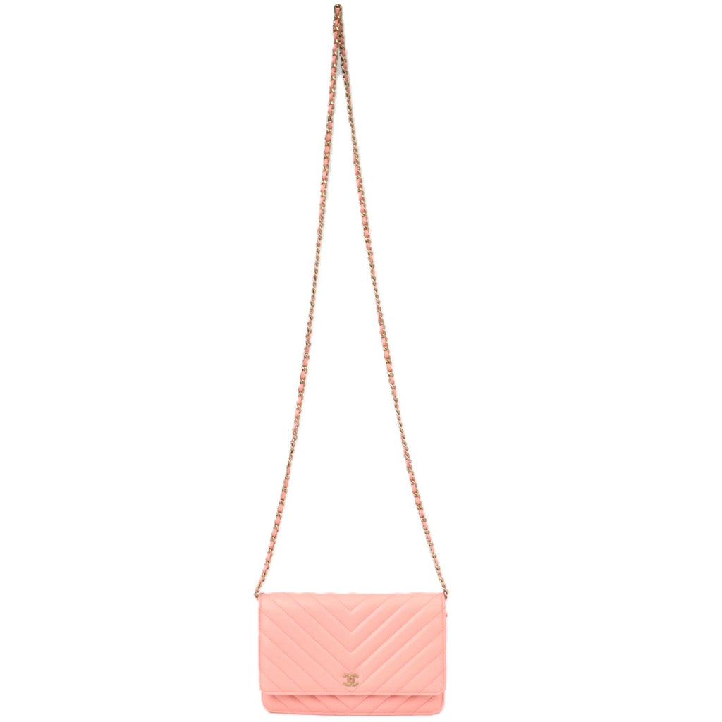 CHANEL 33814 CLASSIC FLAP WALLET ON CHAIN