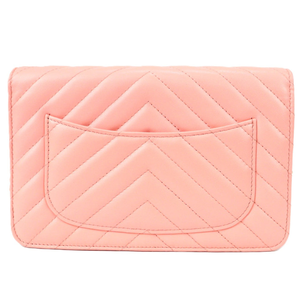 CHANEL 33814 CLASSIC FLAP WALLET ON CHAIN