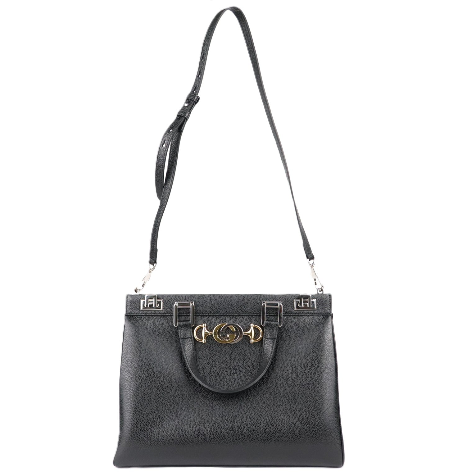 GUCCI 564714 1B90X GUCCI ZUMI HANDBAG