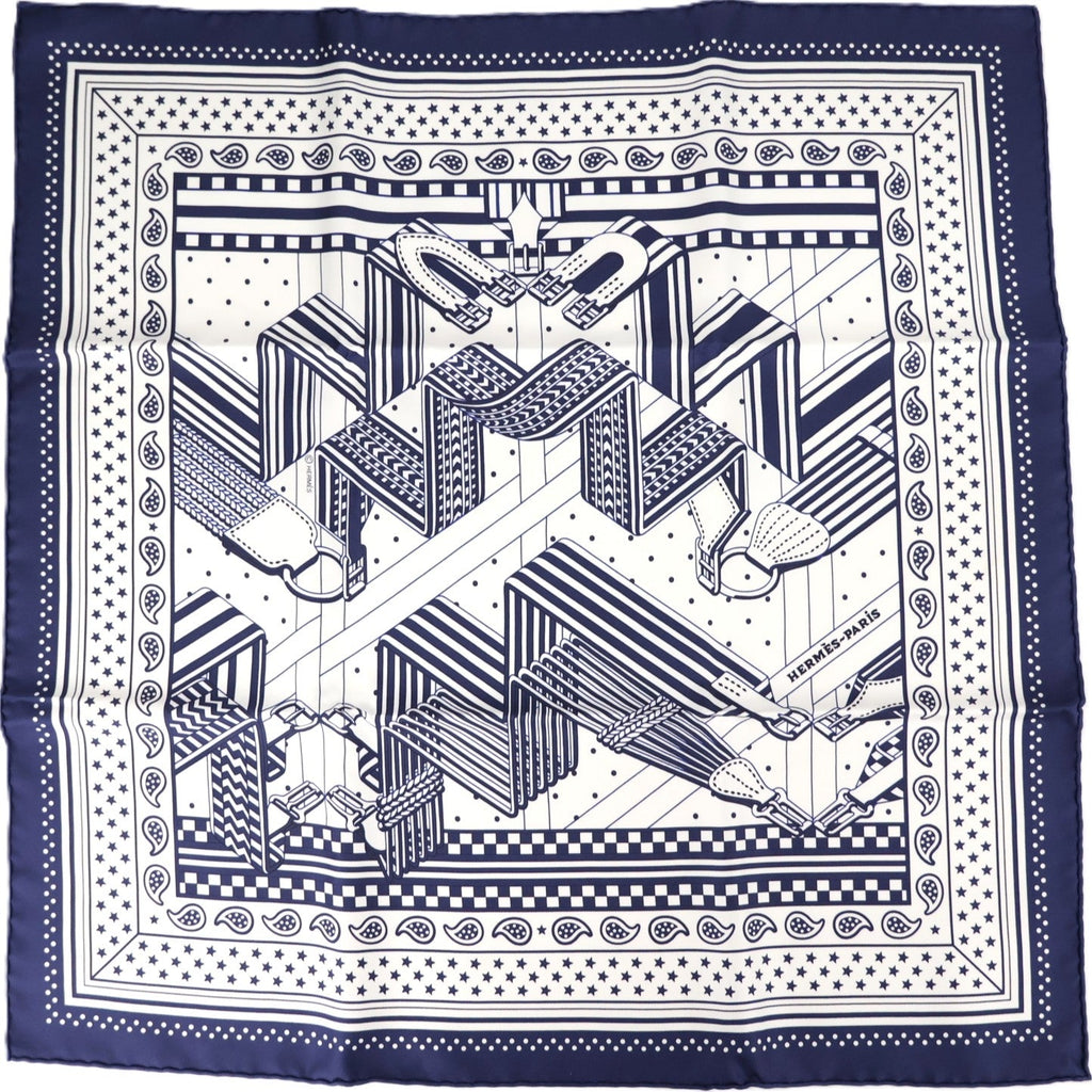 HERMES 043867S BANDANA55 SCARF