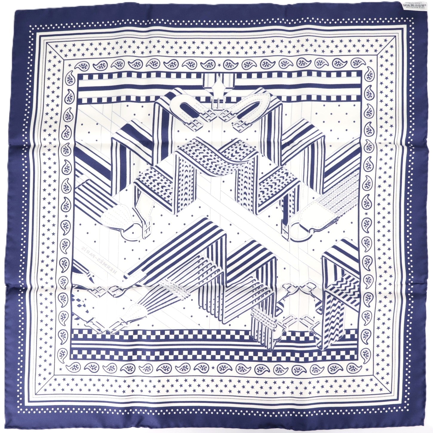 HERMES 043867S BANDANA55 SCARF