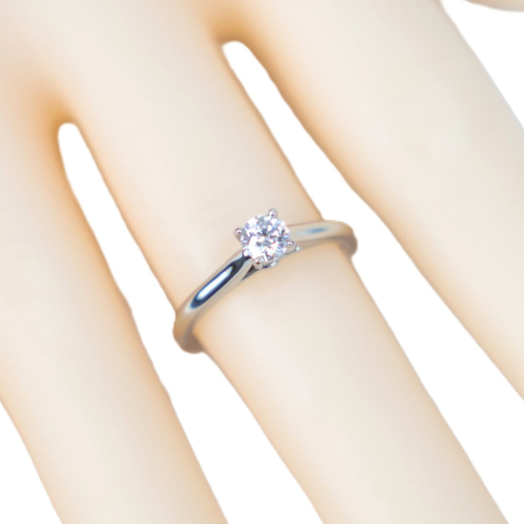 Cartier N4137051 Solitaire 1895 0.30ct-D-VVS1-3EX #51 Ring