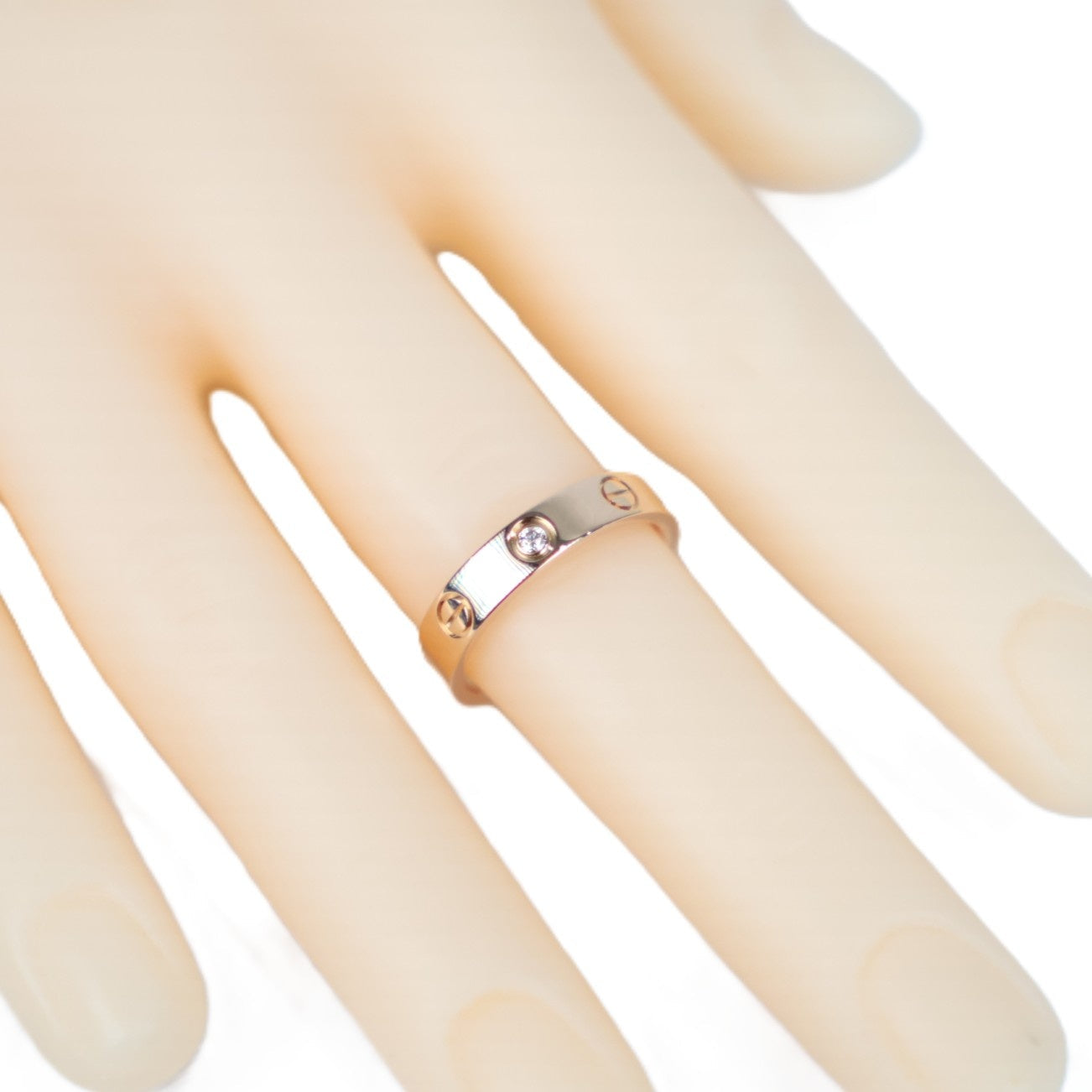 Cartier B4050750 Love Small Model 1-Diamond #50 Ring