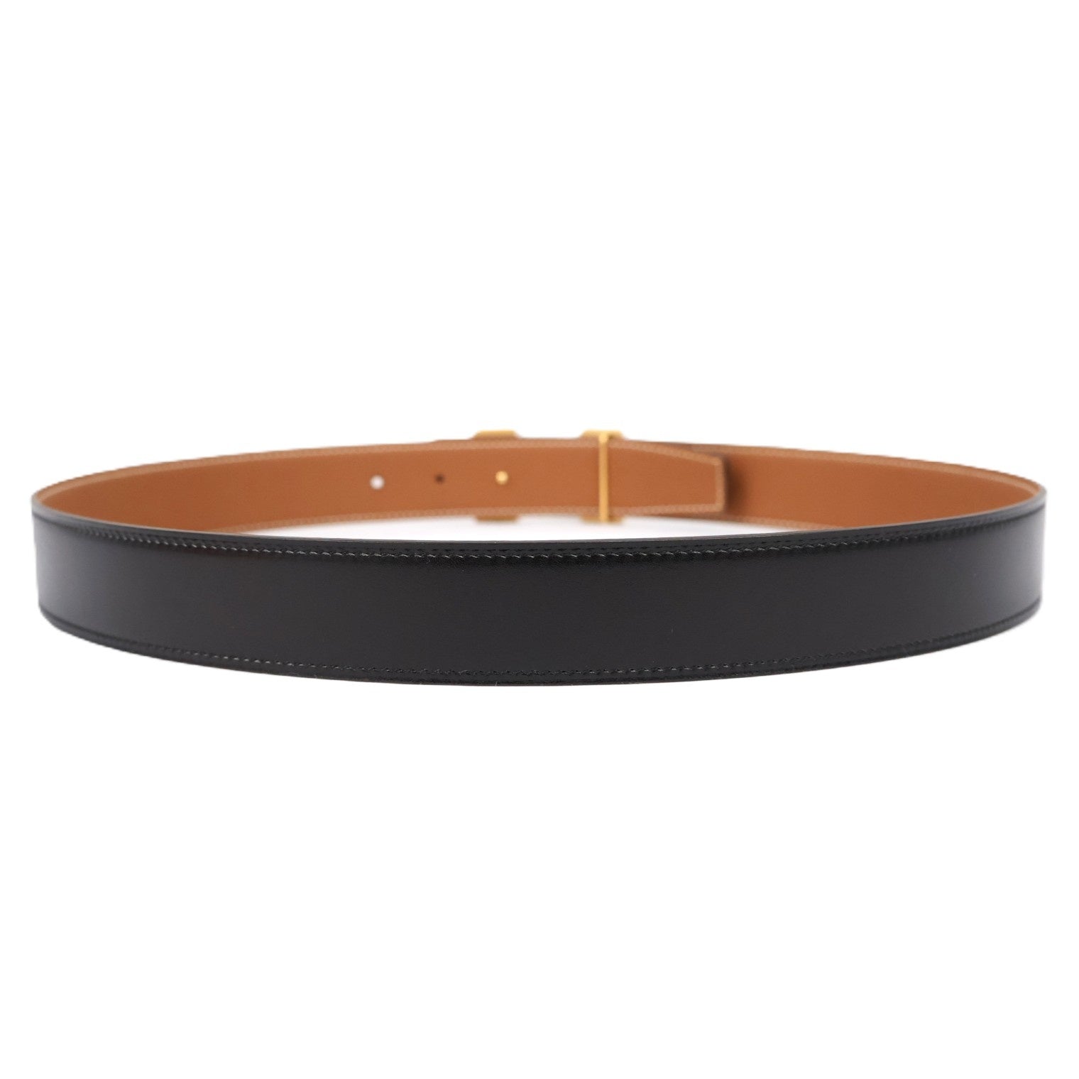 HERMES 064549CC+052000CA CEINTURE5382 MARTELE 85 BELT