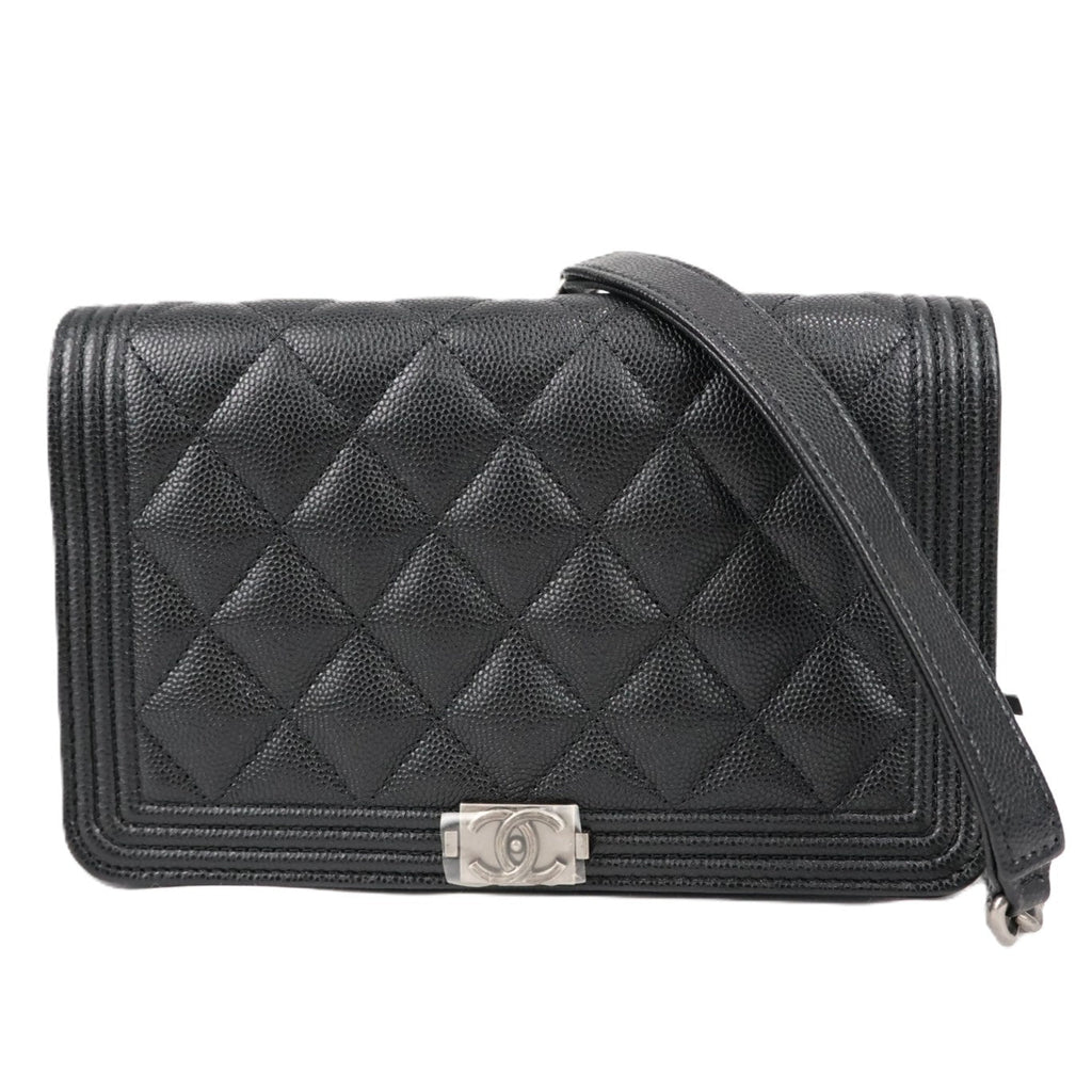 CHANEL AP1117 BOY CHANEL WALLET ON CHAIN